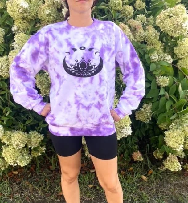 Tie Dye Lunar Moon Sweatshirt