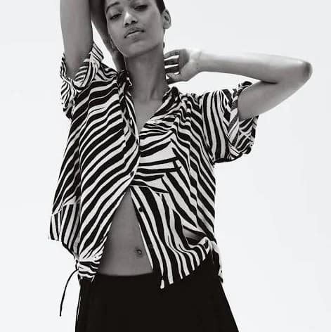 H&M Crinkled Jersey Shorts