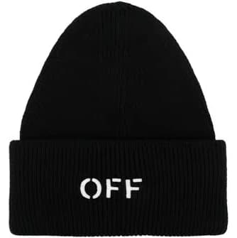 Off-White Men's Off Stamp Loose Knit Beanie