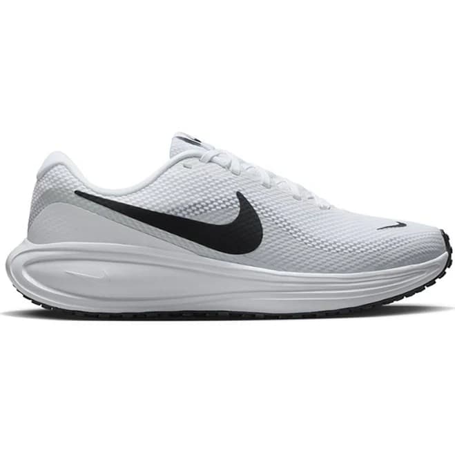 Nike Women's Revolution 8 Running Shoe White/Black - Men's Training at Academy Sports