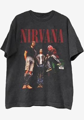 Nirvana Photo Graphic T-Shirt
