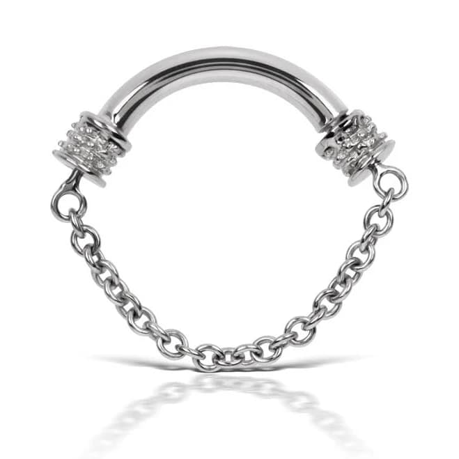 Single Chain Septum Spinner Gold