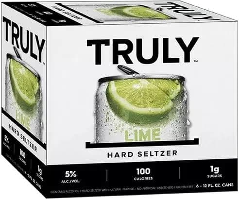 TRULY Hard Seltzer Lime 12 fl. oz. Cans
