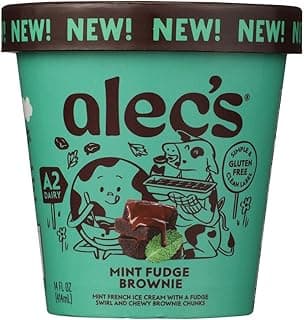 Ice Cream Mint Fudge Brownie Ice Cream, 14 OZ