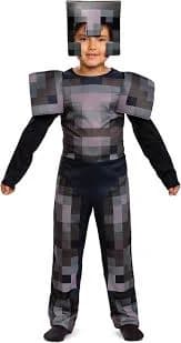 Netherite Armor Jumpsuit Classic Minecraft Child Costume