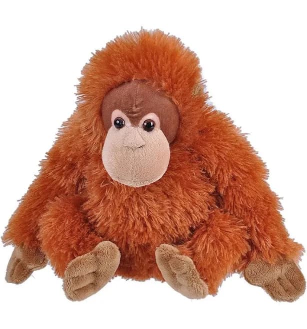 Wild Republic Orangutan Plush Cuddlekins Mini Stuffed Animal