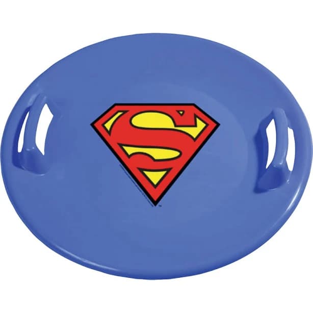 Slippery Racer Superman Saucer Snow Sled