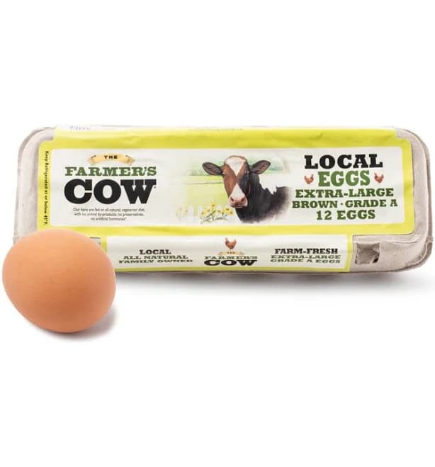 Farmer's Cow Extra Large Eggs