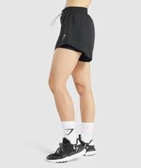 Gymshark Pulse 2 in 1 Shorts - Black | Gymshark