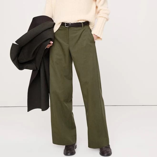 Banana Republic Women's Tencel Wide-Leg Pants