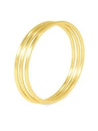 Dune 22K-Gold-Plated 3-Piece Mini Bangle Set