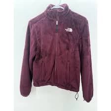 The North Face Full Zip Fuzzy Fleece Jacket Magenta