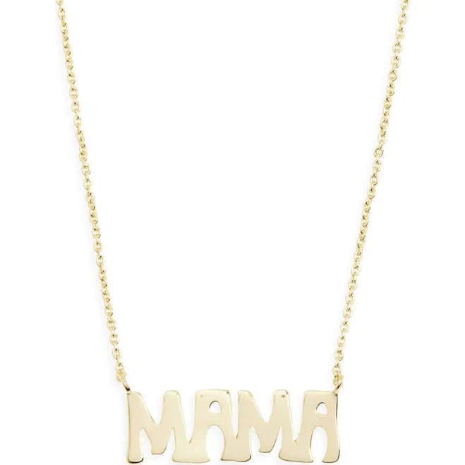Argento Vivo Women's Block Letter 'Mama' Pendant Necklace