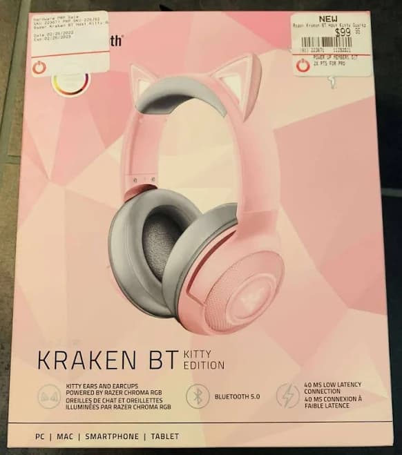 Razer Kraken Kitty BT Chroma RGB Wireless Bluetooth Headset