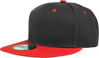 Snapback Hats for Men - Flat Bill Brim Baseball Cap Hat - Plain Blank Adjustable