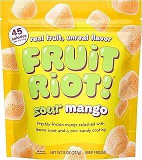 Fruit Riot Sour Candy Mango, Made with Real Fruit, 8oz, Gluten-Free