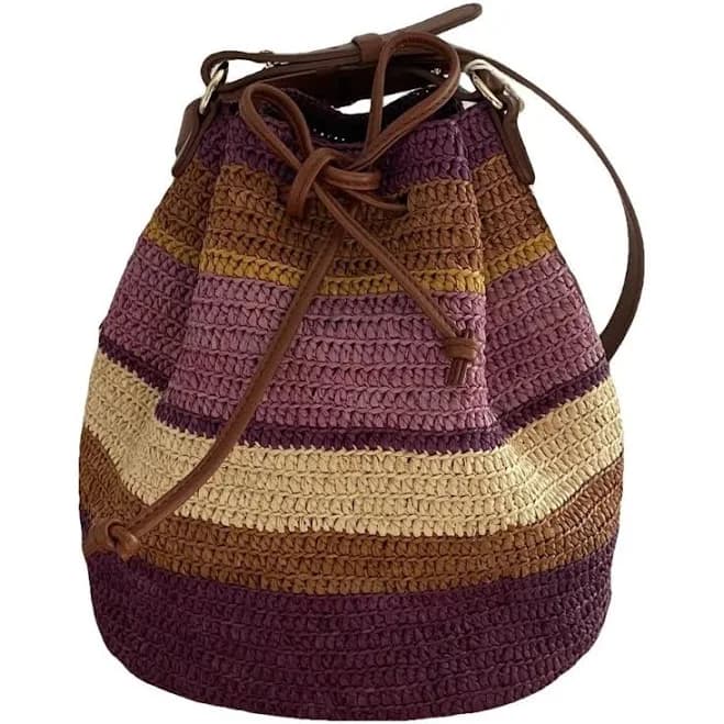 Sézane Farrow Wicker Handbag