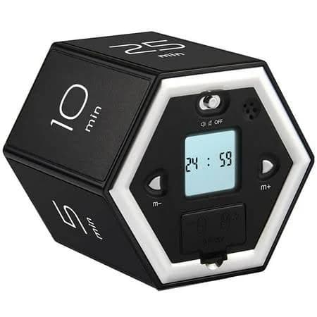 Cube Timer Flip Focus Timer Cubes Timer Hexagon Digital Clock Timer Cubes