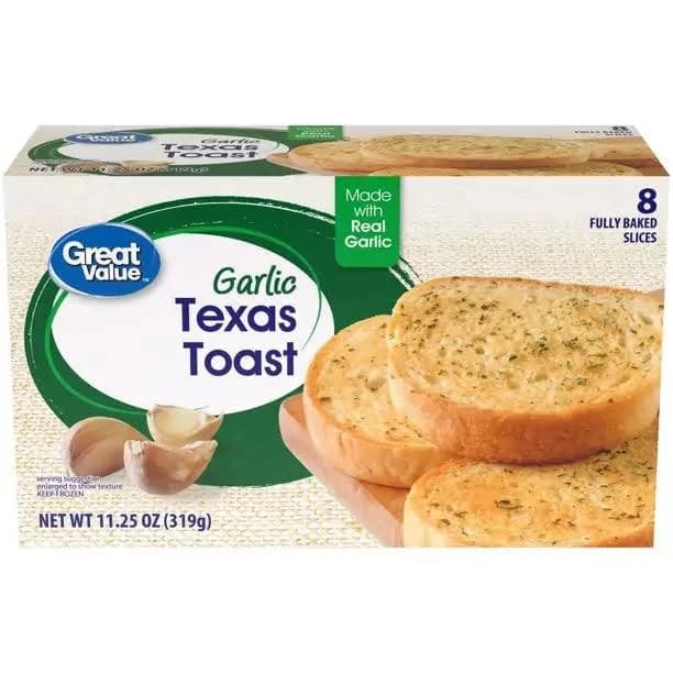 Great Value Garlic Texas Toast (8 PCS - 11.25 OZ)