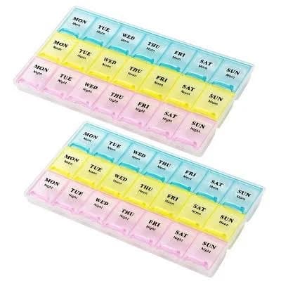 Medca Weekly Pill Organizer 2-Pack