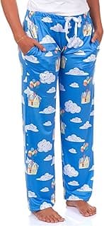 Disney UP Pjs Women's Floating House With Balloons Clouds Pajama Pants
