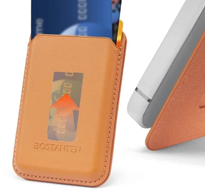 BOSTANTEN Leather MagSafe Wallet for iPhone 16/14/14/13/12 Series