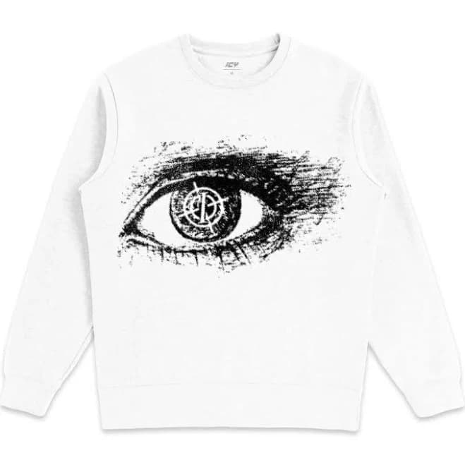 Icy Lucid Gaze Graphic Crewneck