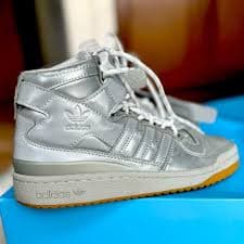IVY PARK | Shoes | Ivy Park X Adidas Forum Mid Silver Metallic From The Icy Park Collection | Poshmark
