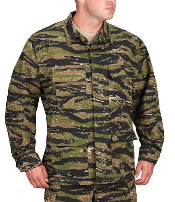 Propper Men's BDU Ripstop Coat with Hidden Button Flaps