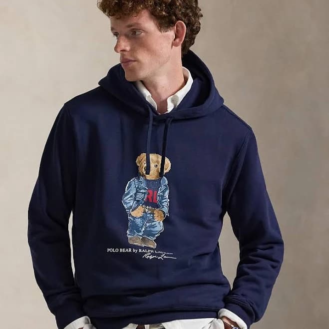 Ralph Lauren Men's Polo Bear Fleece Hoodie