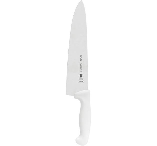 Tramontina 10" White Handle Chef's Knife