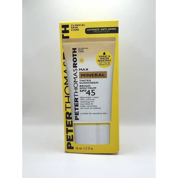 Peter Thomas Roth Max Mineral Tinted Sunscreen Spf 45 Lightweight