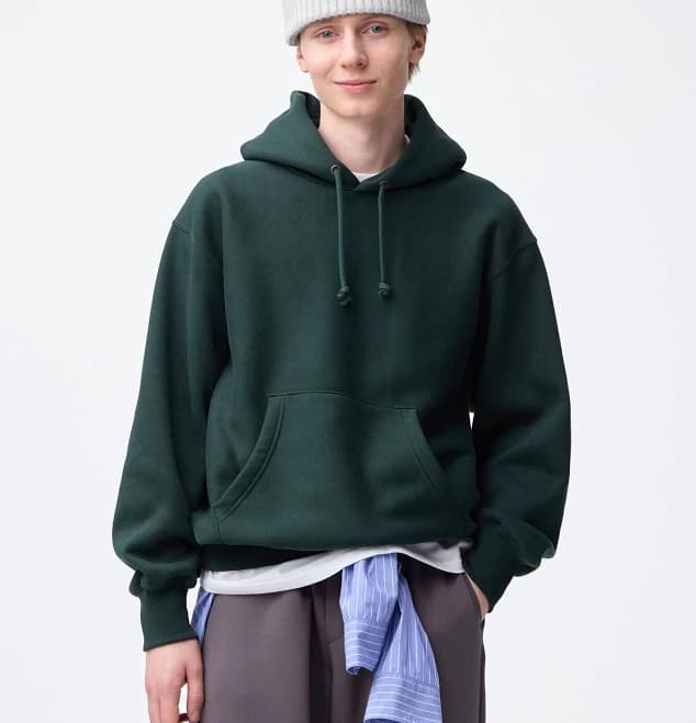 Heavy Weight Long Sleeve Sweat Hoodie