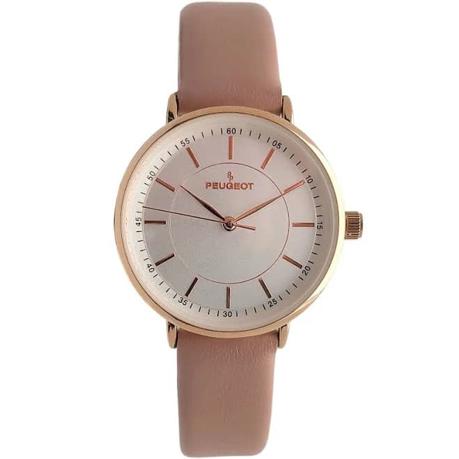 Peugeot Women's Modern Calfskin Leather Watch