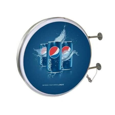 Signworld LED Round Outdoor Light Box Sign