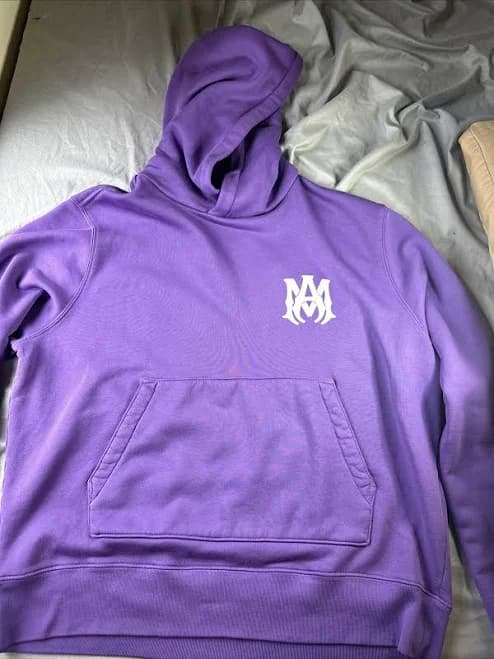 Amiri - Ma Logo Hoodie Beige for Men - Size L Int - 24S