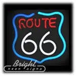 Route 66 Neon Sculpture