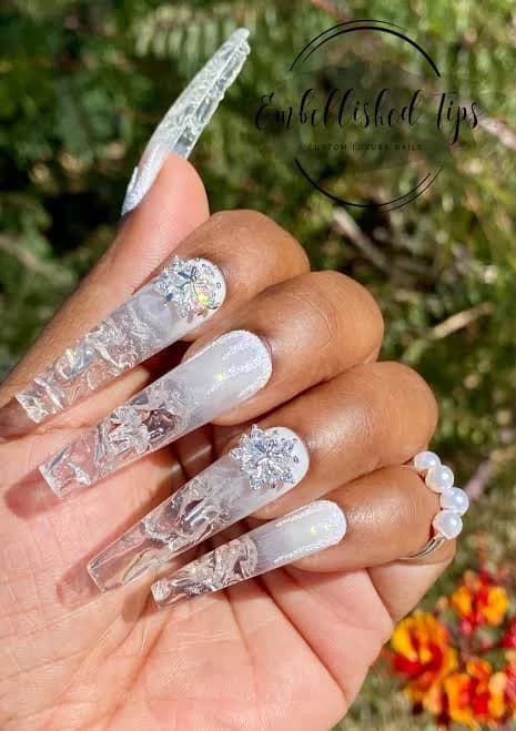 So Icy Press On Nails