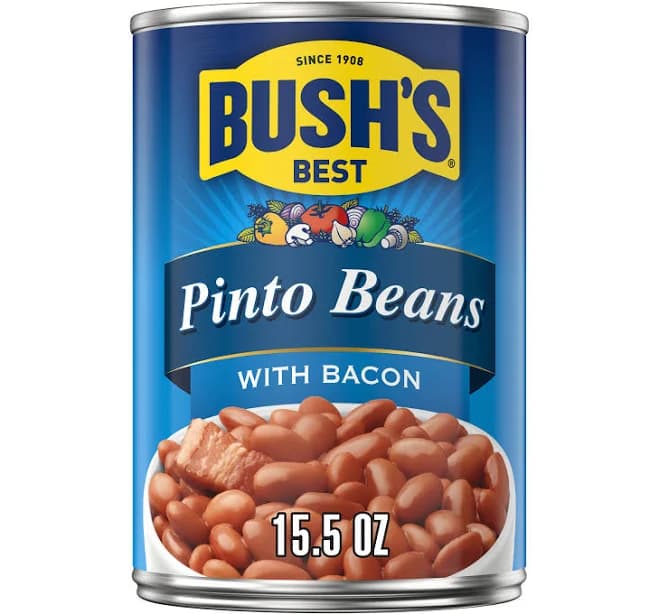 Bush's Pinto Beans With Bacon