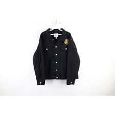 Wesc | Jackets & Coats | Wesc Streetwear Womens Xl Hardcore Happiness Smiley Face Denim Trucker Jacket | Poshmark
