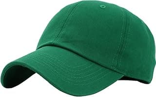 Classic Unisex Cotton Adjustable Low Crown Baseball Cap – Plain Dad Hat