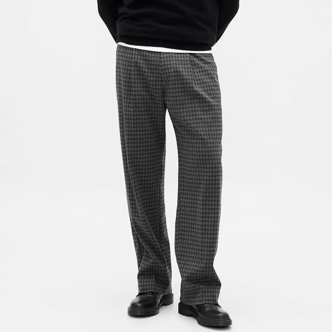 Gap Men's 365 Wool-Blend Relaxed Trousers