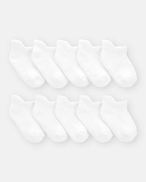 Carter's Baby Boys 10-Pack No Show Socks