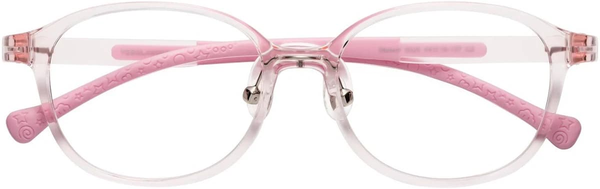 Low Bridge Fit Plastic Oval Teens Eyeglasses