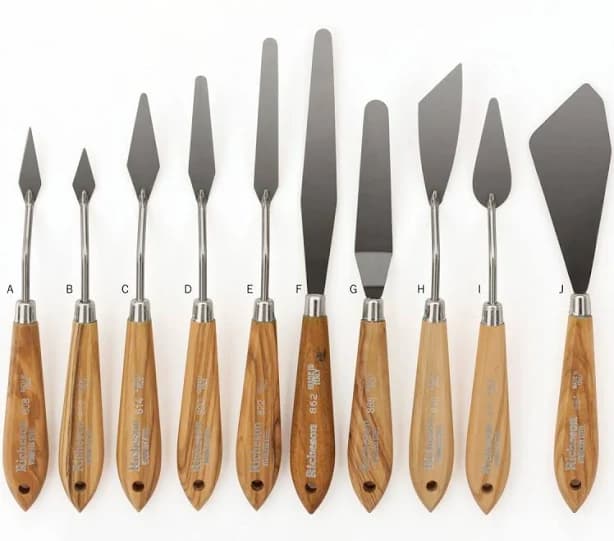 Richeson Stainless Steel Painting & Palette Knives