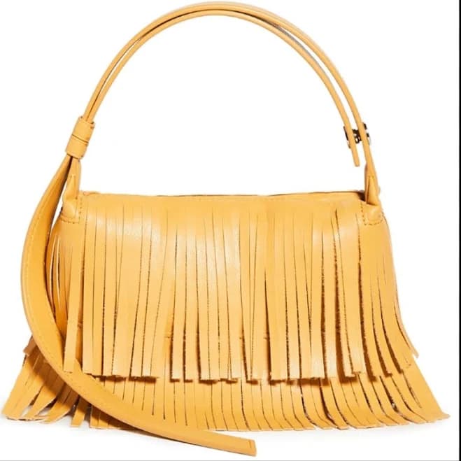 Simon Miller Women's Vegan Mini Fringe Puffin Bag (Black)