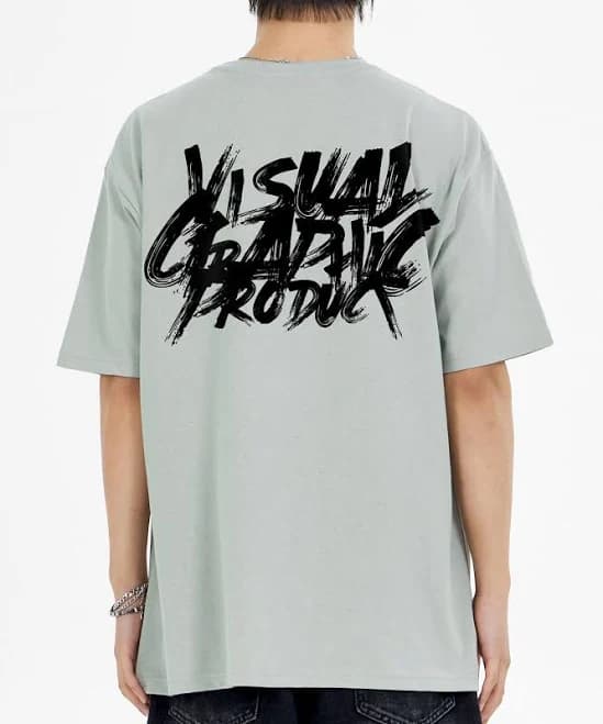 BY.L. Paint Graffiti Logo Short Sleeve T-Shirt
