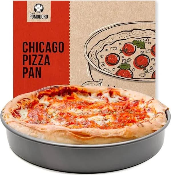 Chef Pomodoro Chicago Style Deep Dish Pizza Pan