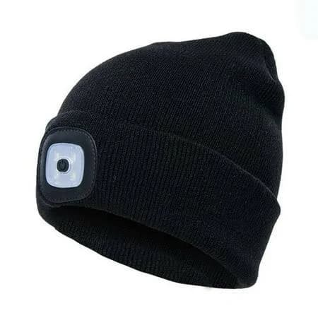 Men MORTTIC Unisex LED Beanie Hat with Light USB Rechargeable Headlamp Beanie