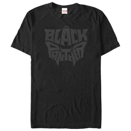 Marvel Men's Black Panther 2018 Light Hidden Mask Graphic T-Shirt